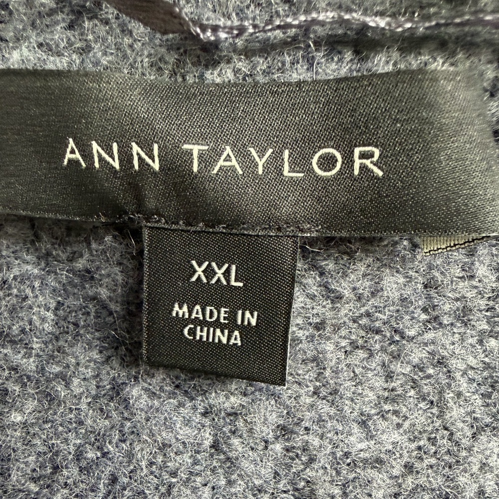 Ann Taylor Belted Wrap Tie Cardigan XXL - Picture 7 of 11